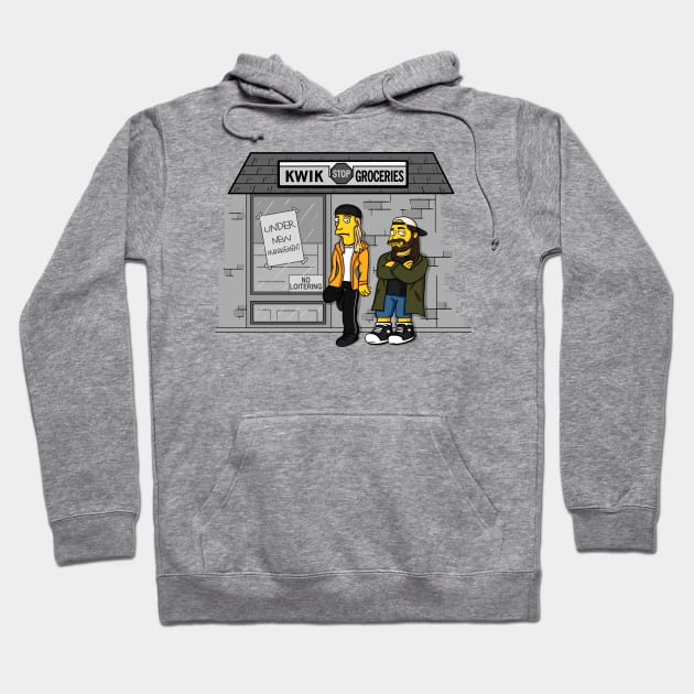 Kwik Stop Jay and Silent Bob Hoodie by dartistapparel